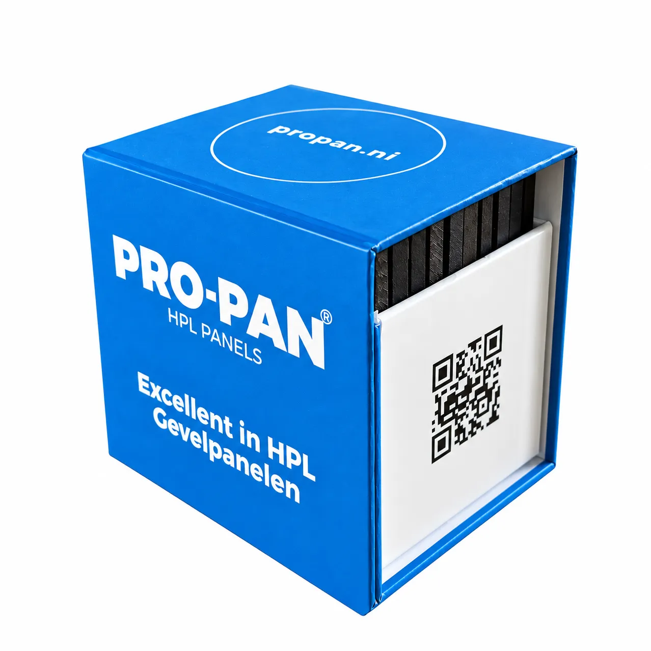 Blauwe pro pan hpl panelendoos