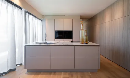 Siematic slx eilandkeuken in achat zijdemat