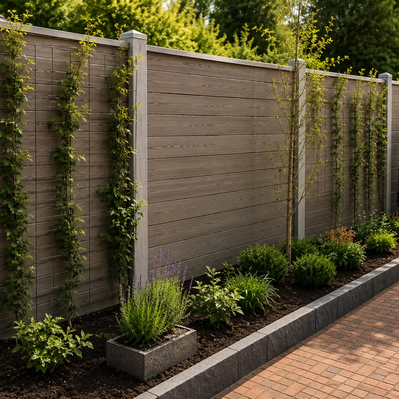Schutting tuin