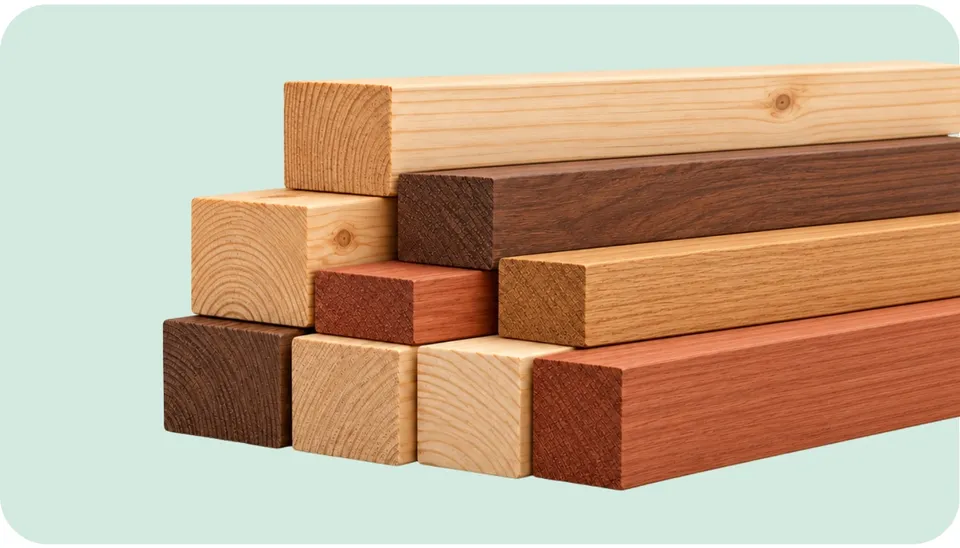 Hout tegel