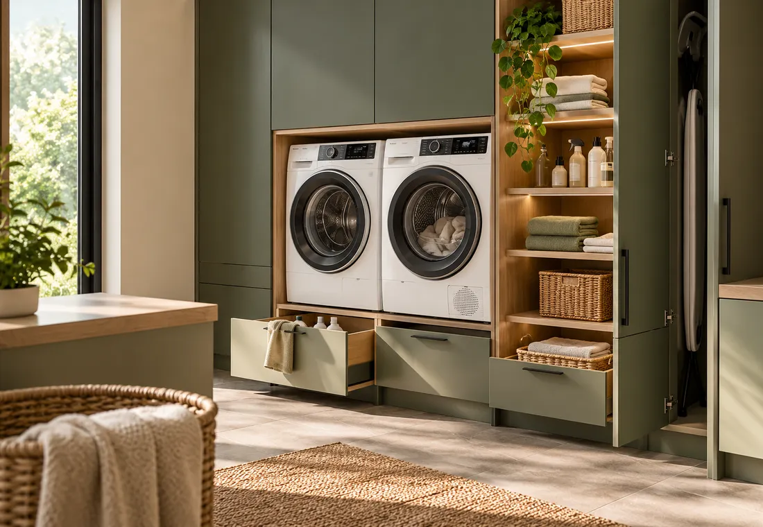 Wasmachine kasten