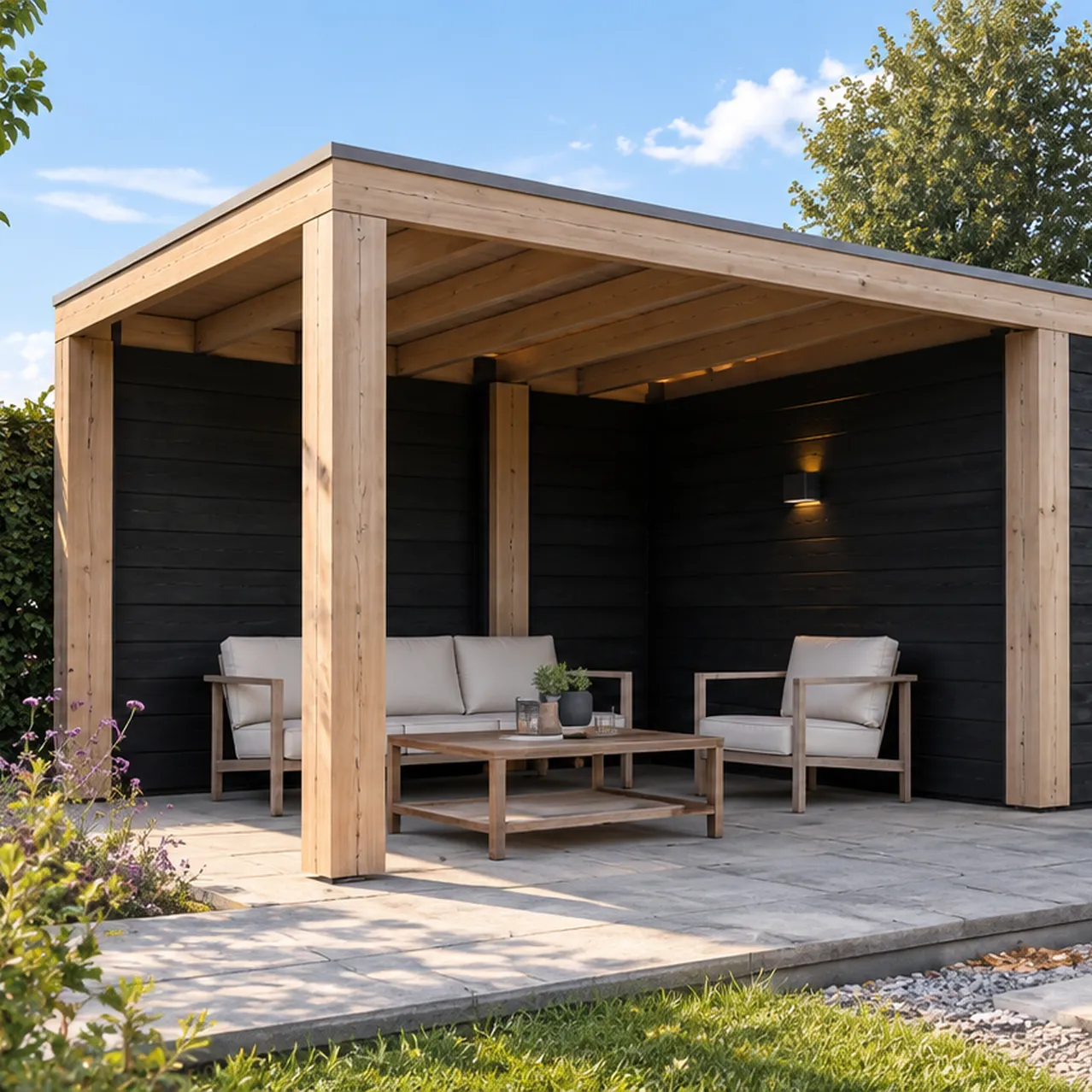 Overkapping tuin