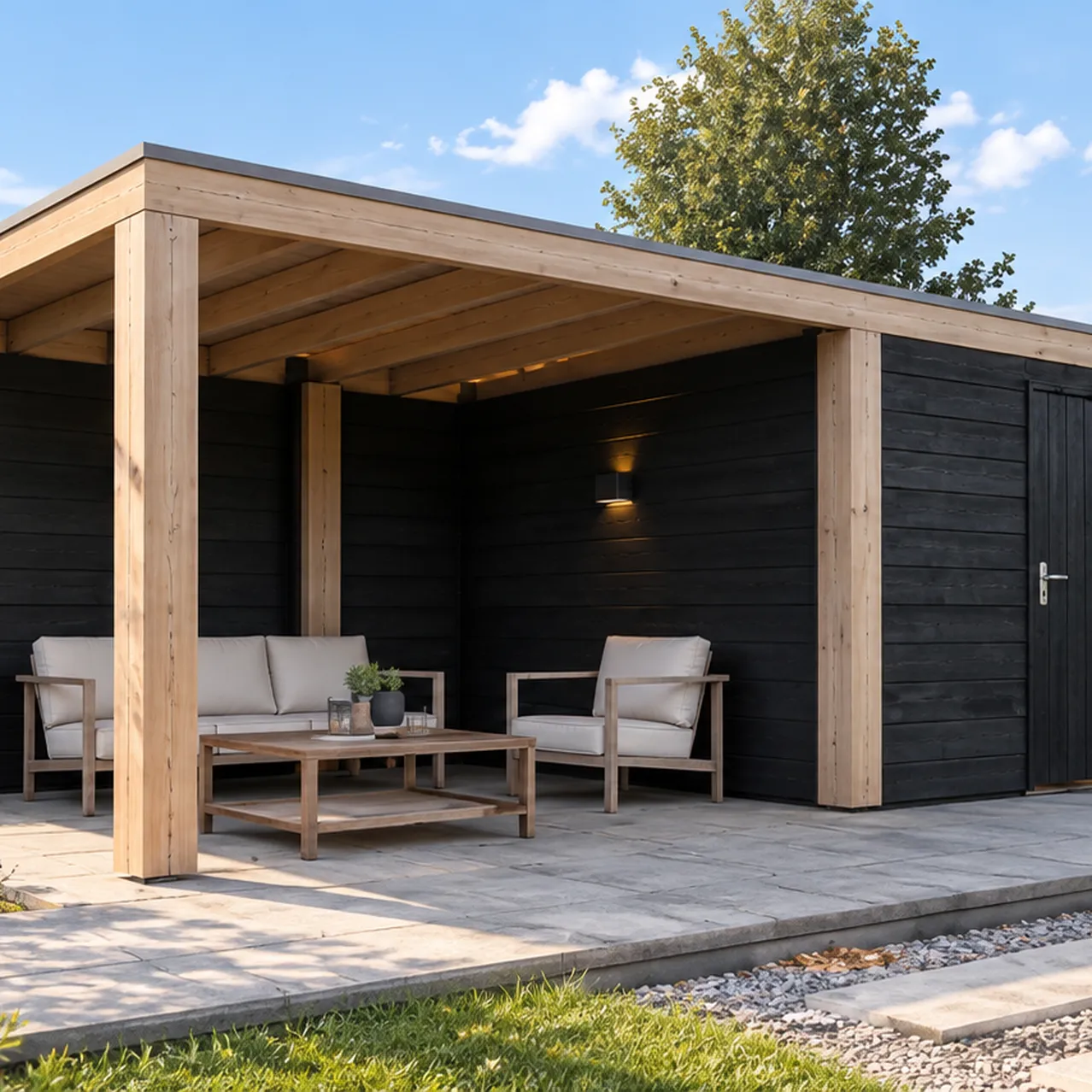 Overkapping tuin