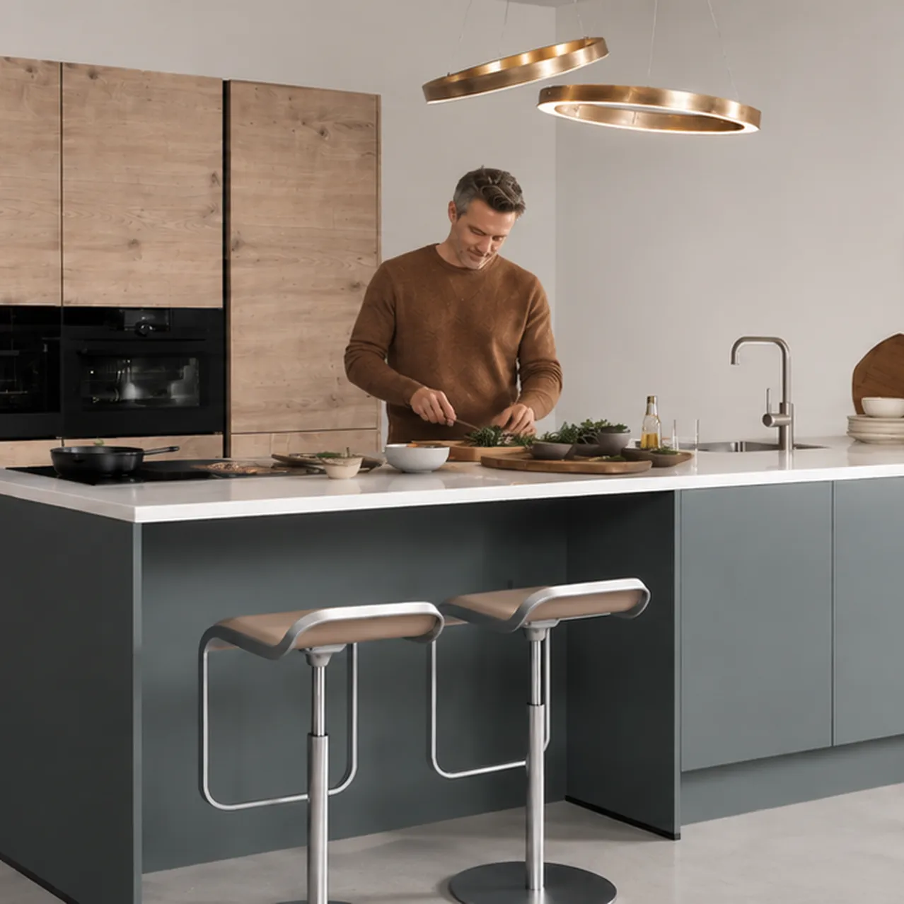 Stel in interliving keuken 2