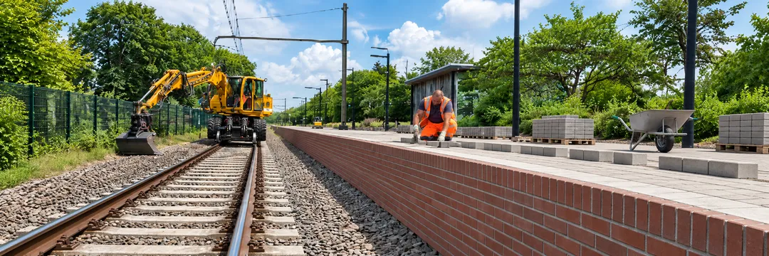 Werkzaamheden aan station den dolder