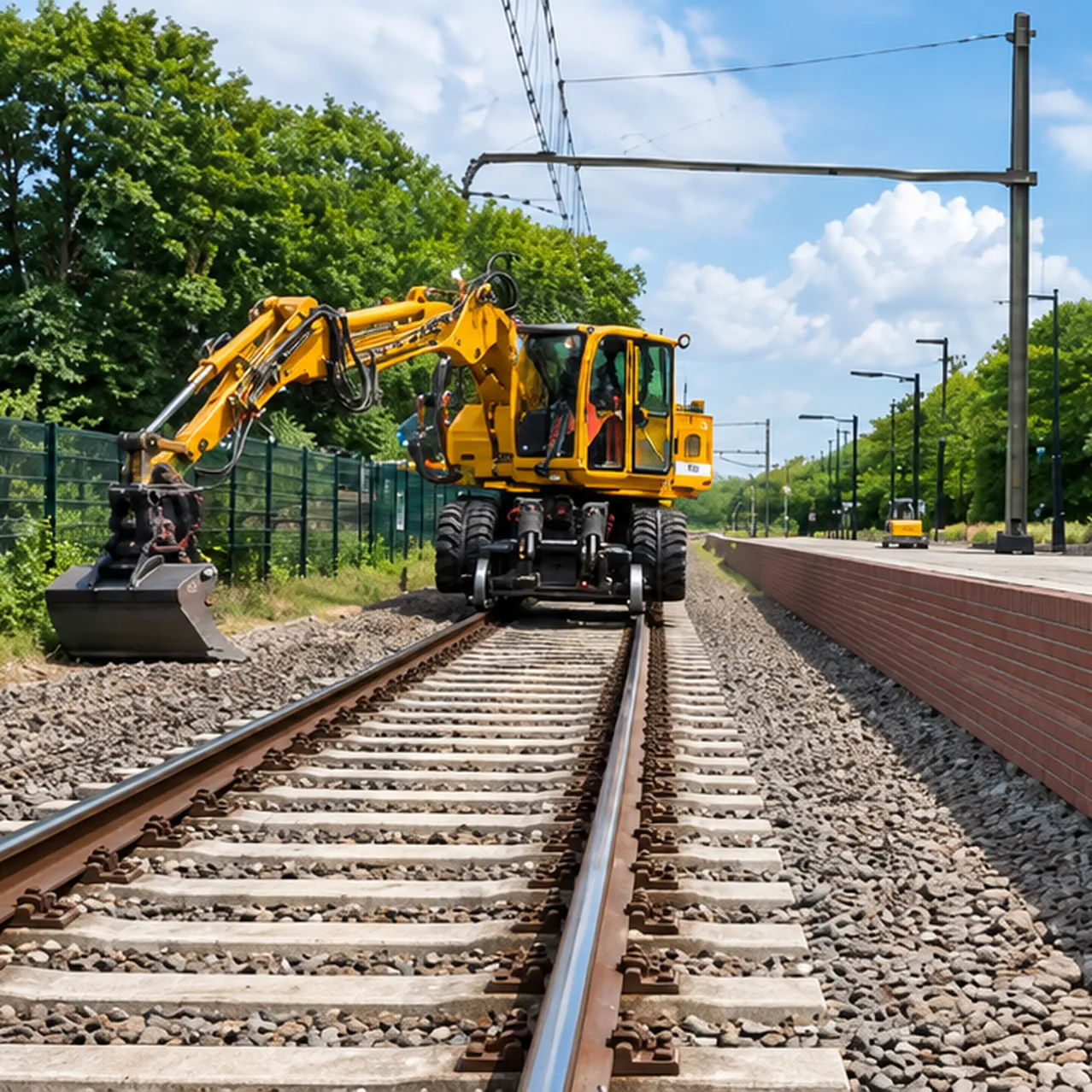 Werkzaamheden aan station den dolder