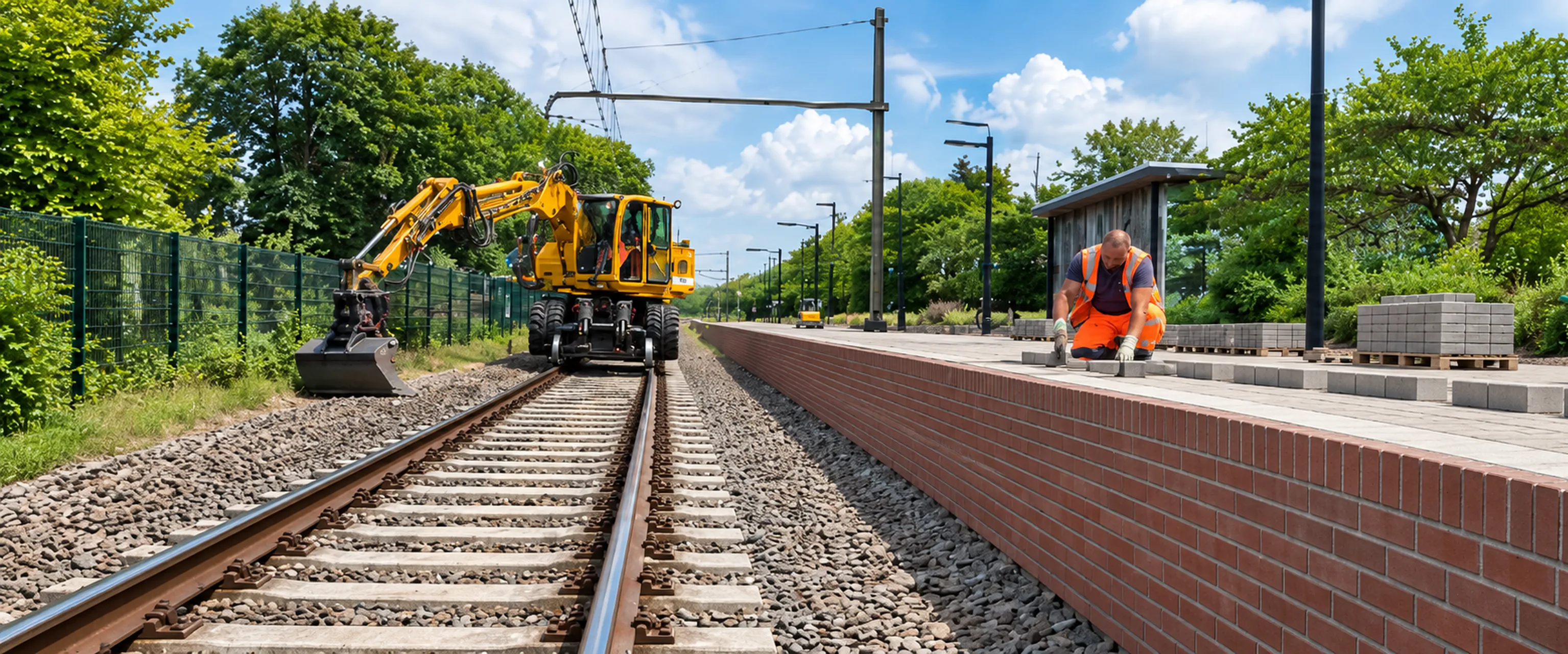 Werkzaamheden aan station den dolder