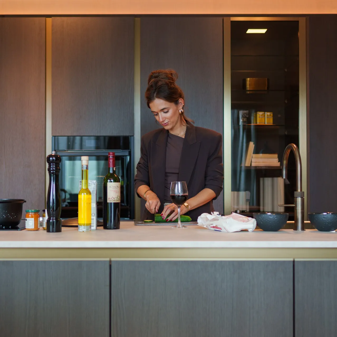 Koken in showroom aalsmeer