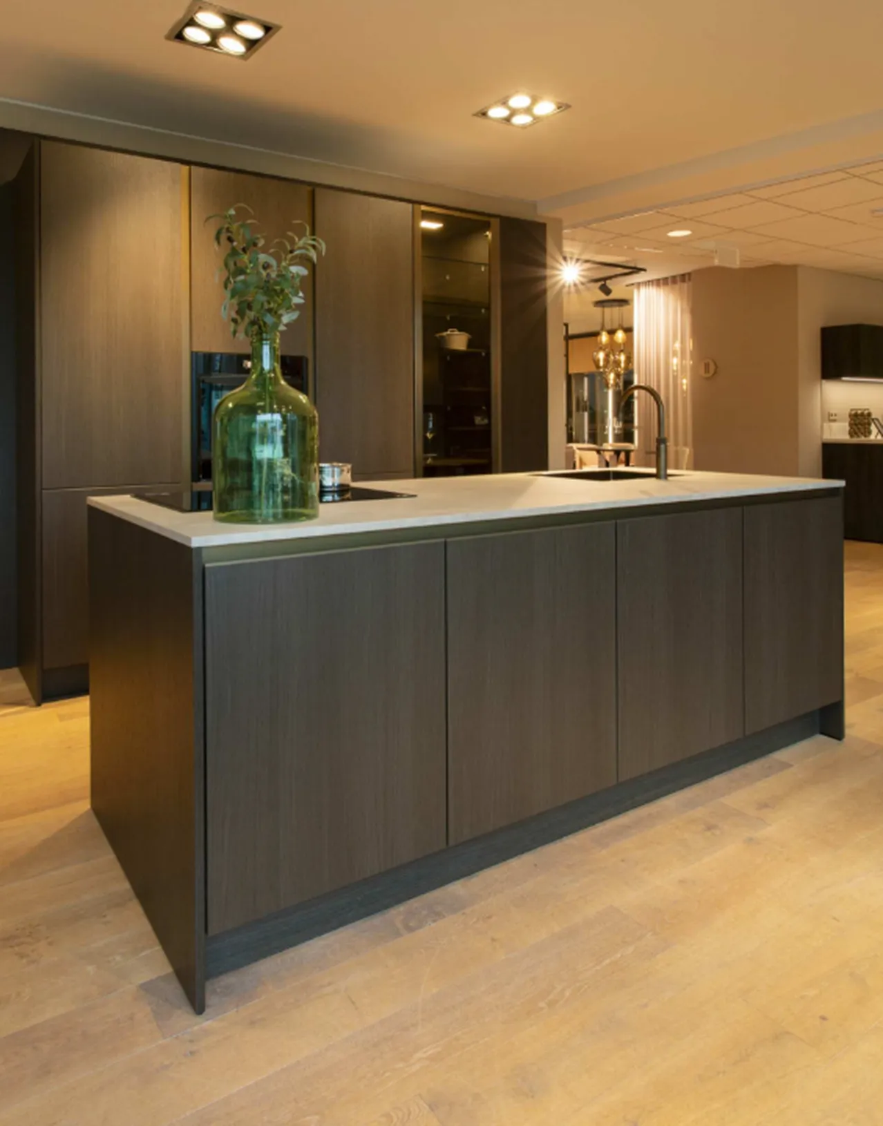 Siematic eilandkeuken in oak oolong