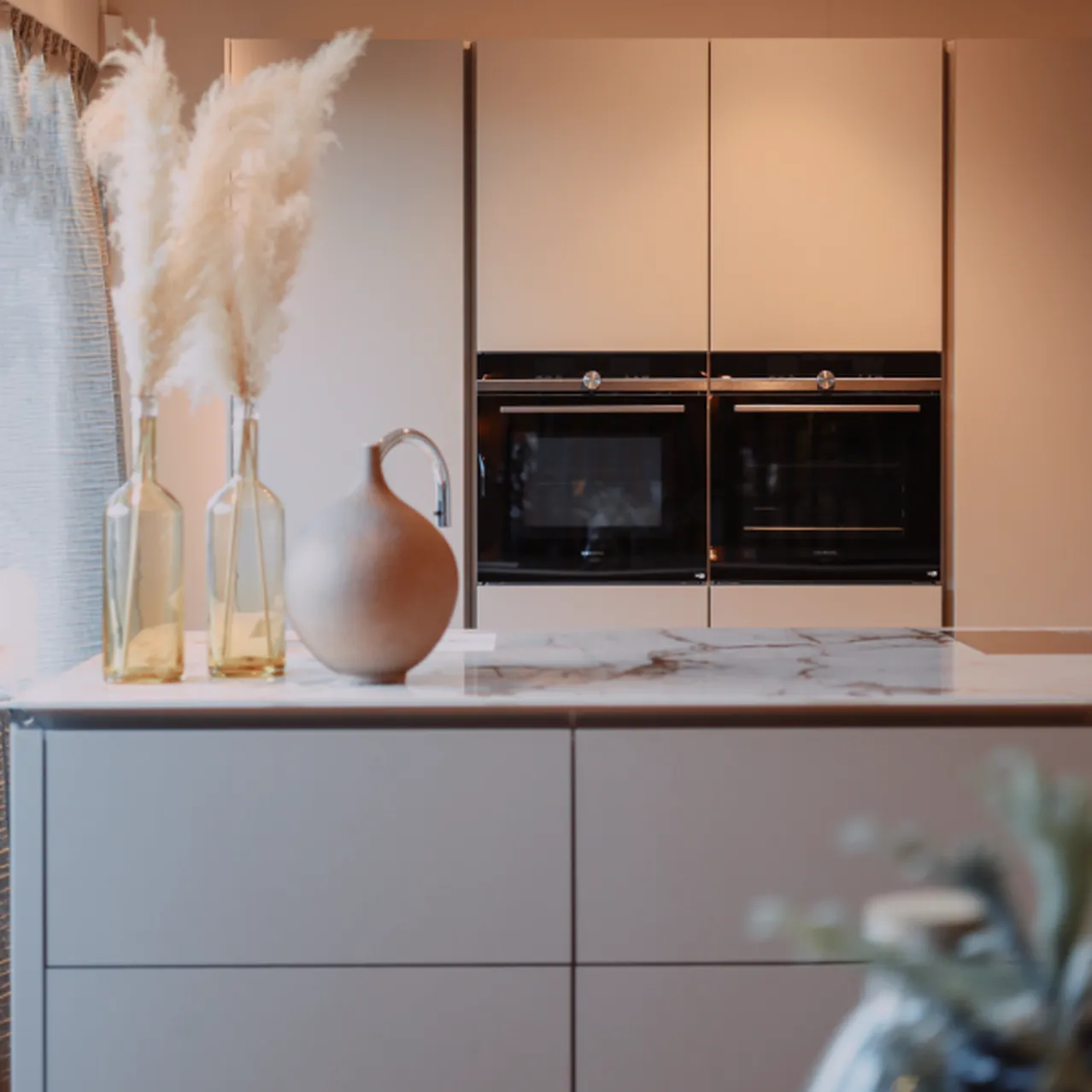Siematic slx eilandkeuken in achat zijdemat