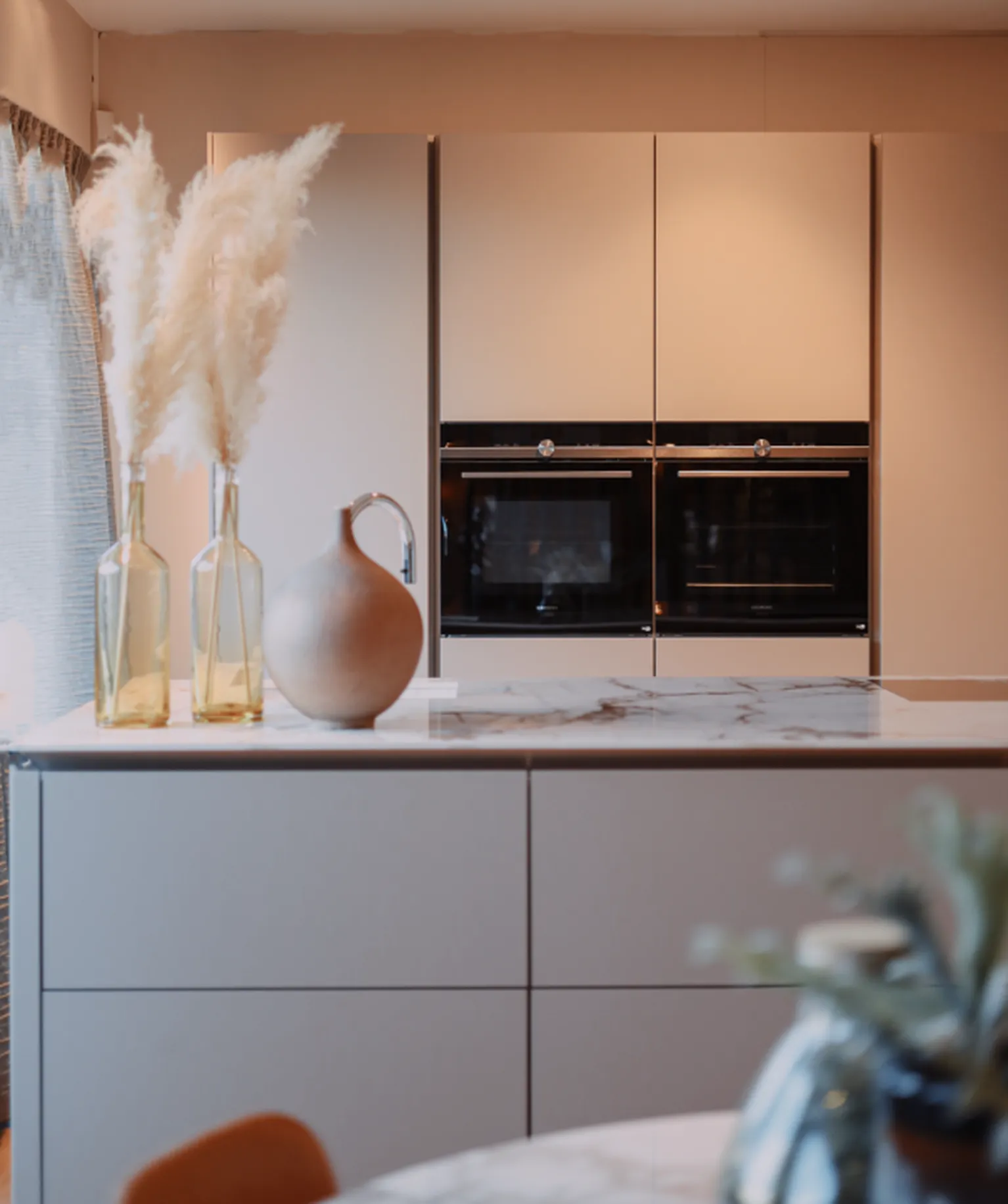 Siematic slx eilandkeuken in achat zijdemat