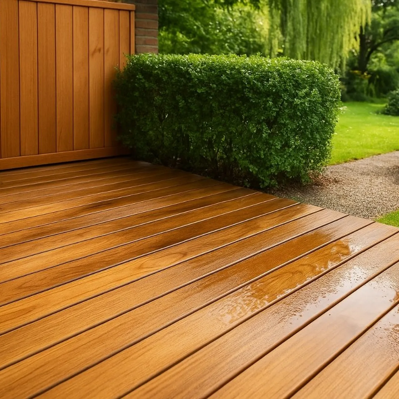 Voorkom dat tuinhout snel vuil wordt