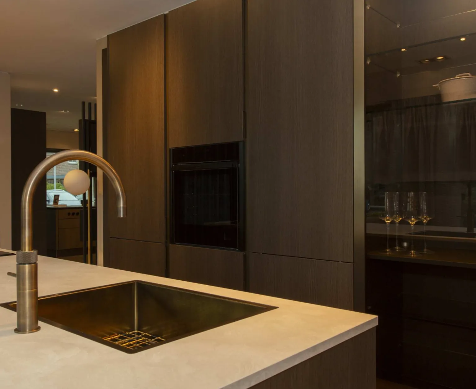 Siematic eilandkeuken in oak oolong