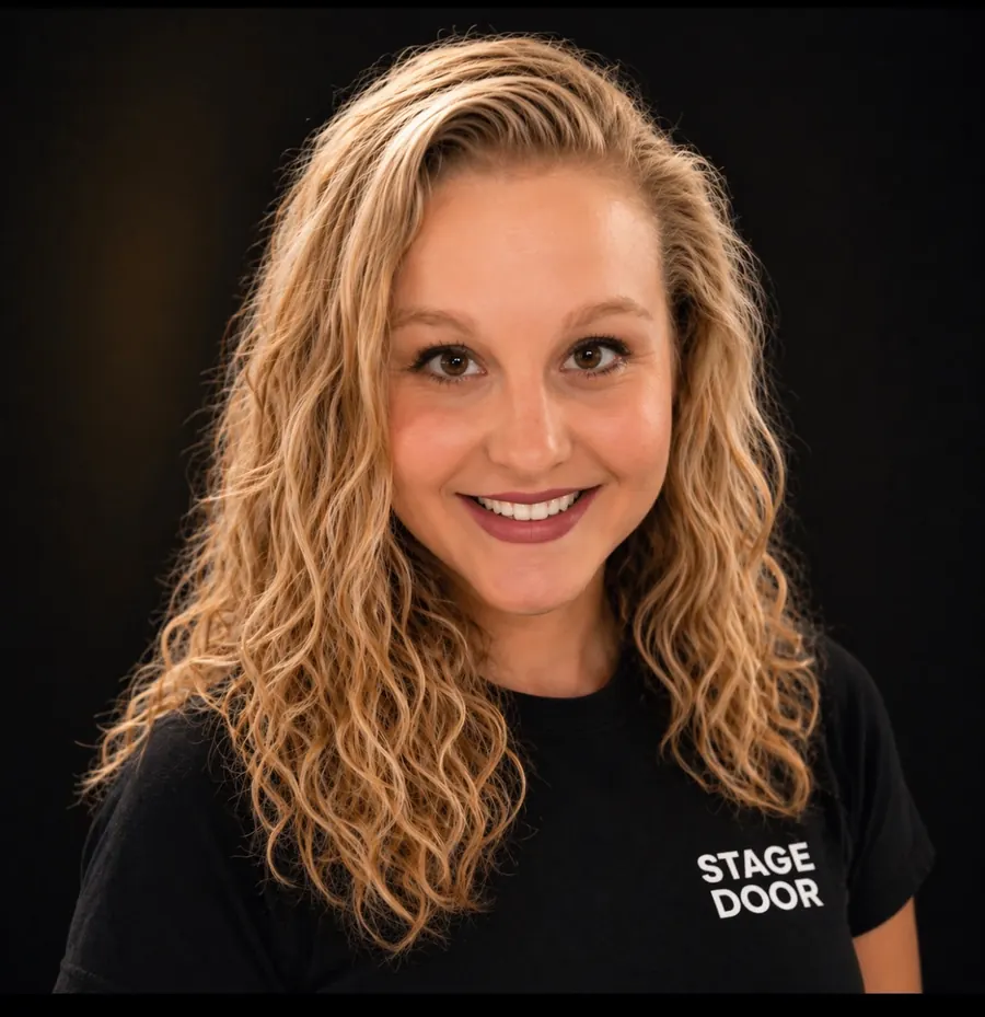 Kelsey Timmerberg | Instructor | Stage Door Dance Studio Portrait of Kelsey Timmerberg, instructor at Stage Door Dance Studio