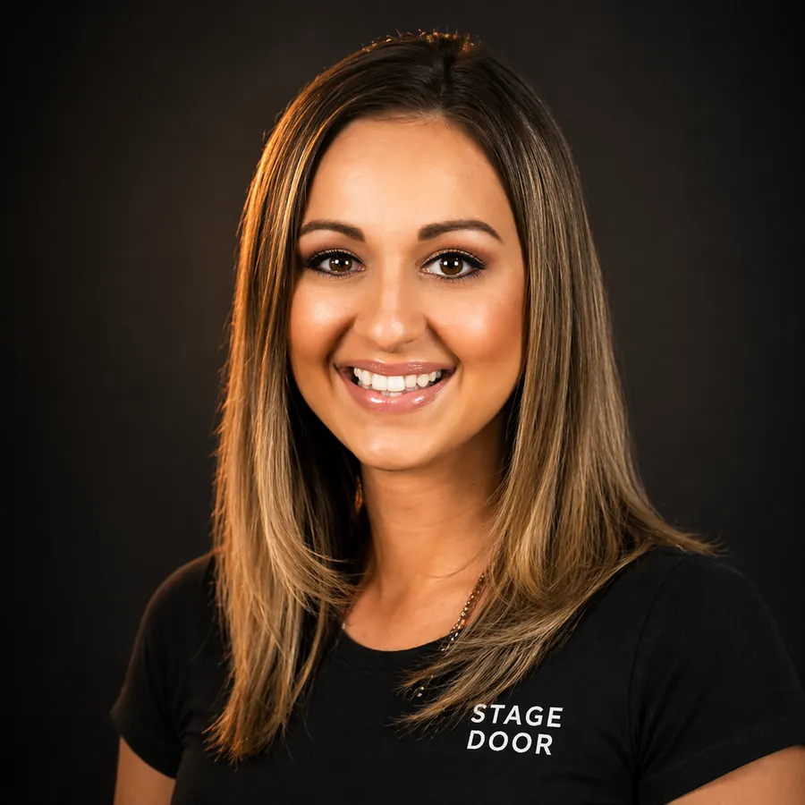 Dianna Cuevas | Instructor | Stage Door Dance Studio Portrait of Dianna Cuevas, instructor at Stage Door Dance Studio