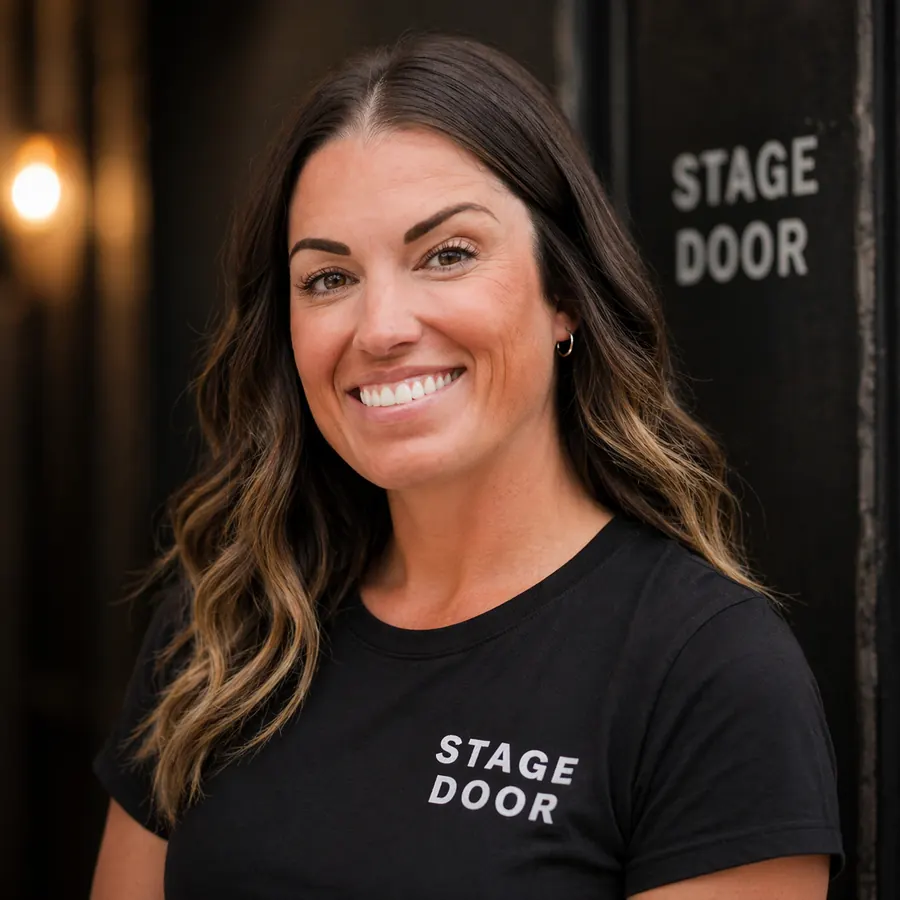 Alexandra Clark | Instructor | Stage Door Dance Studio Portrait of Alexandra Clark, instructor at Stage Door Dance Studio