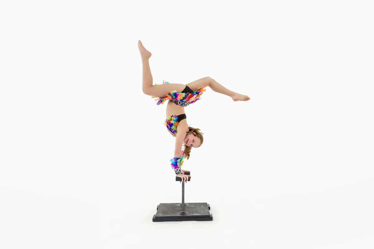 Acro dance class at Stage Door Dance Studio Manassas VA