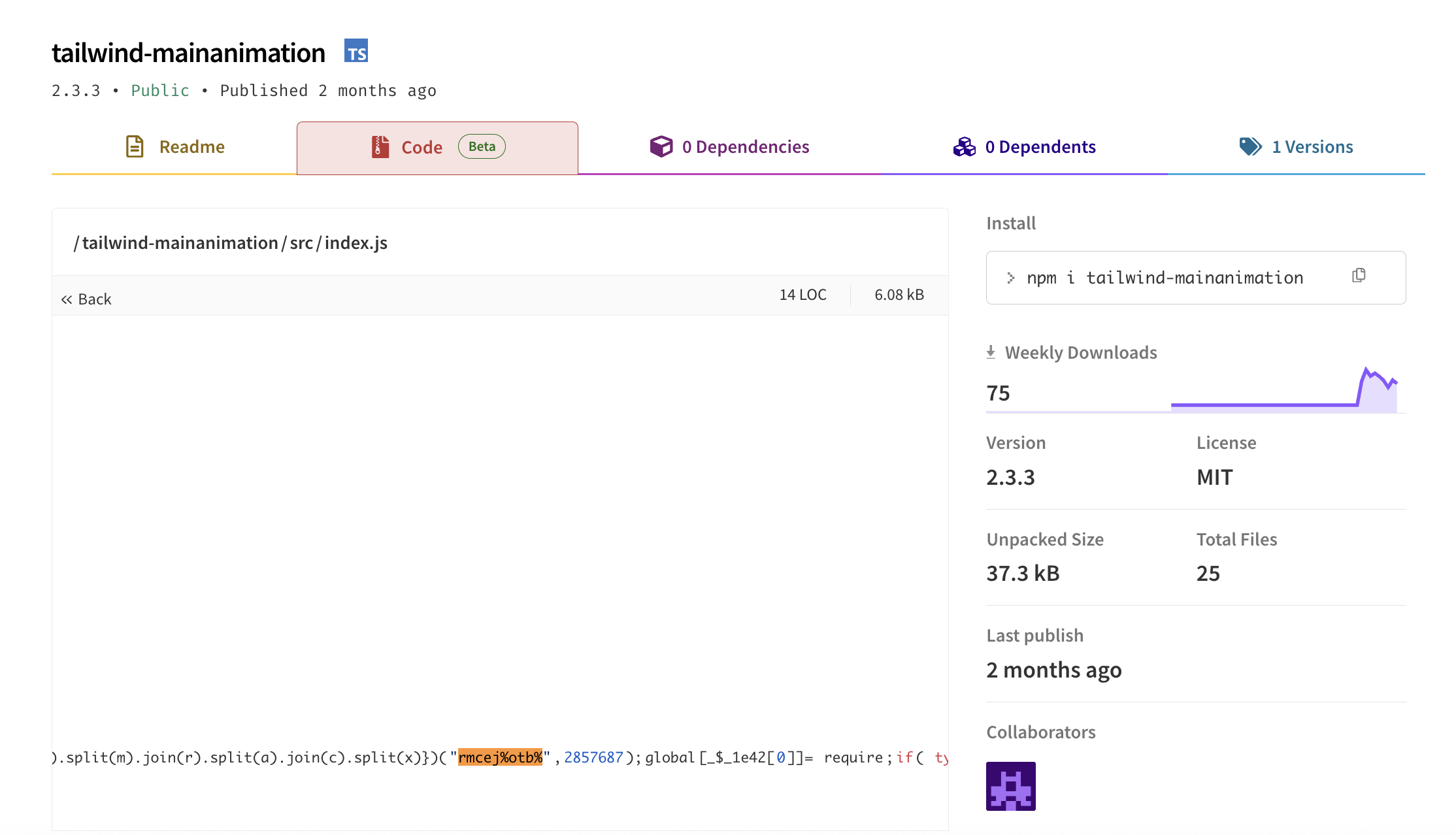 NPM Payload
