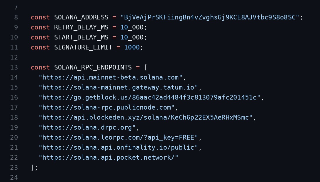 OVH CLI payload crypto indicators