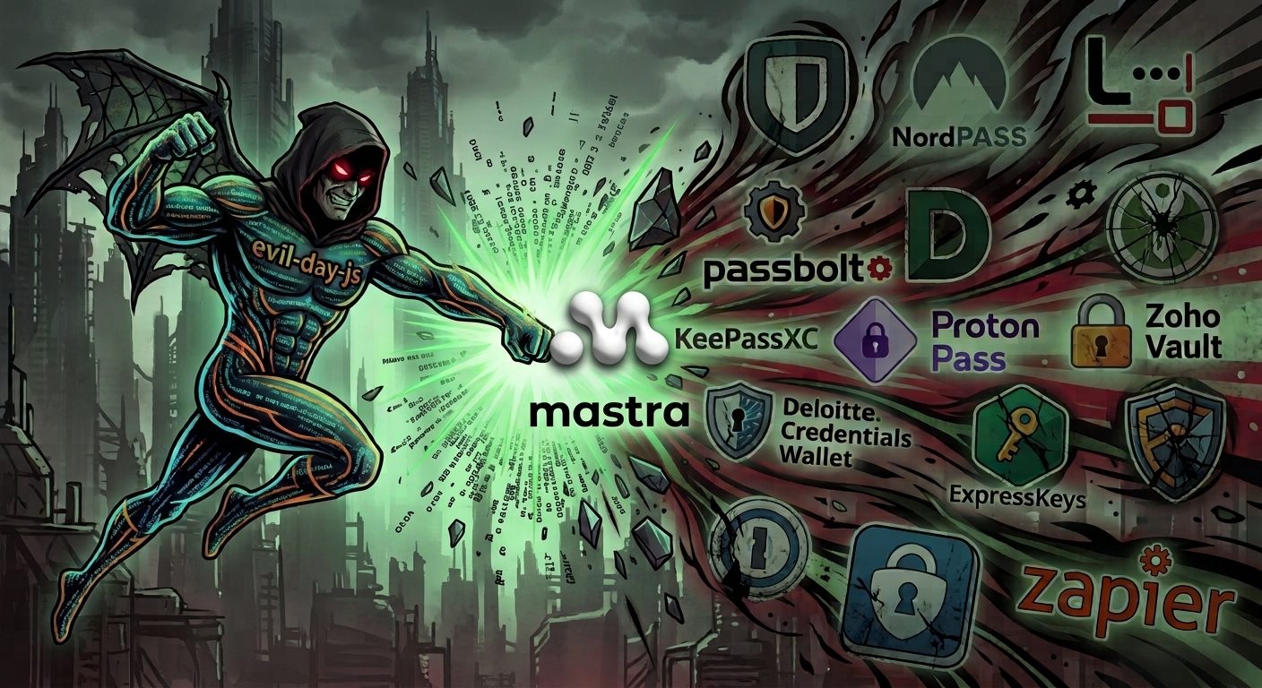 Mastra Attack Targets Crypto, Password Managers, Authenticators, and Zapier