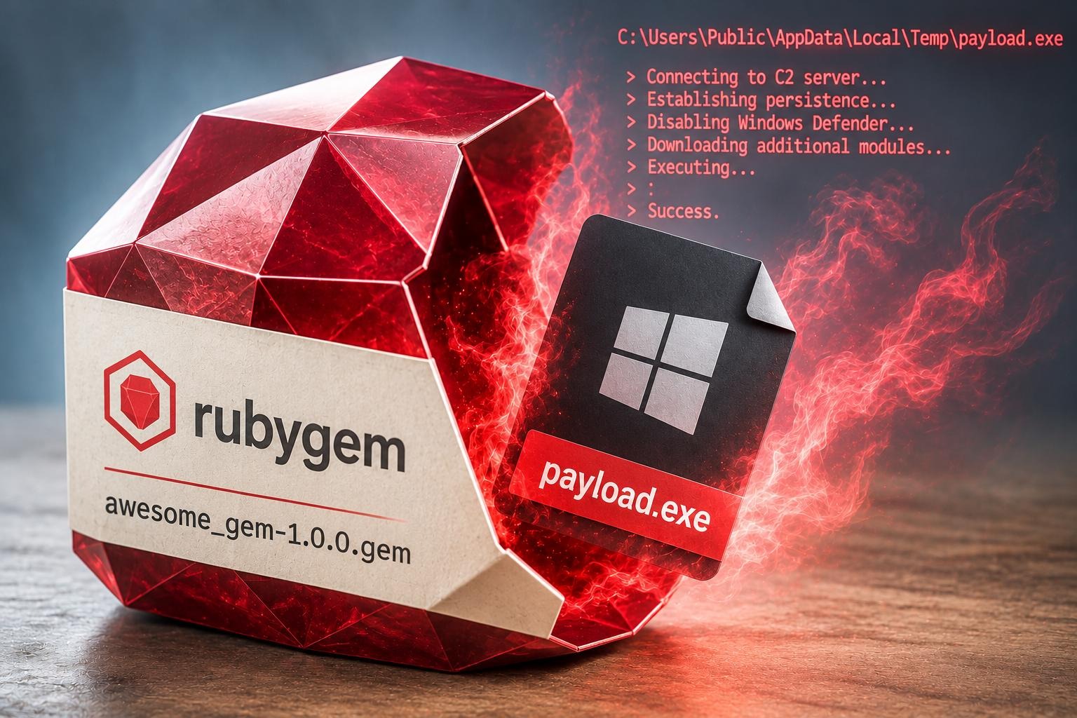 StubMaker RubyGems Campaign Delivers a Windows Infostealer