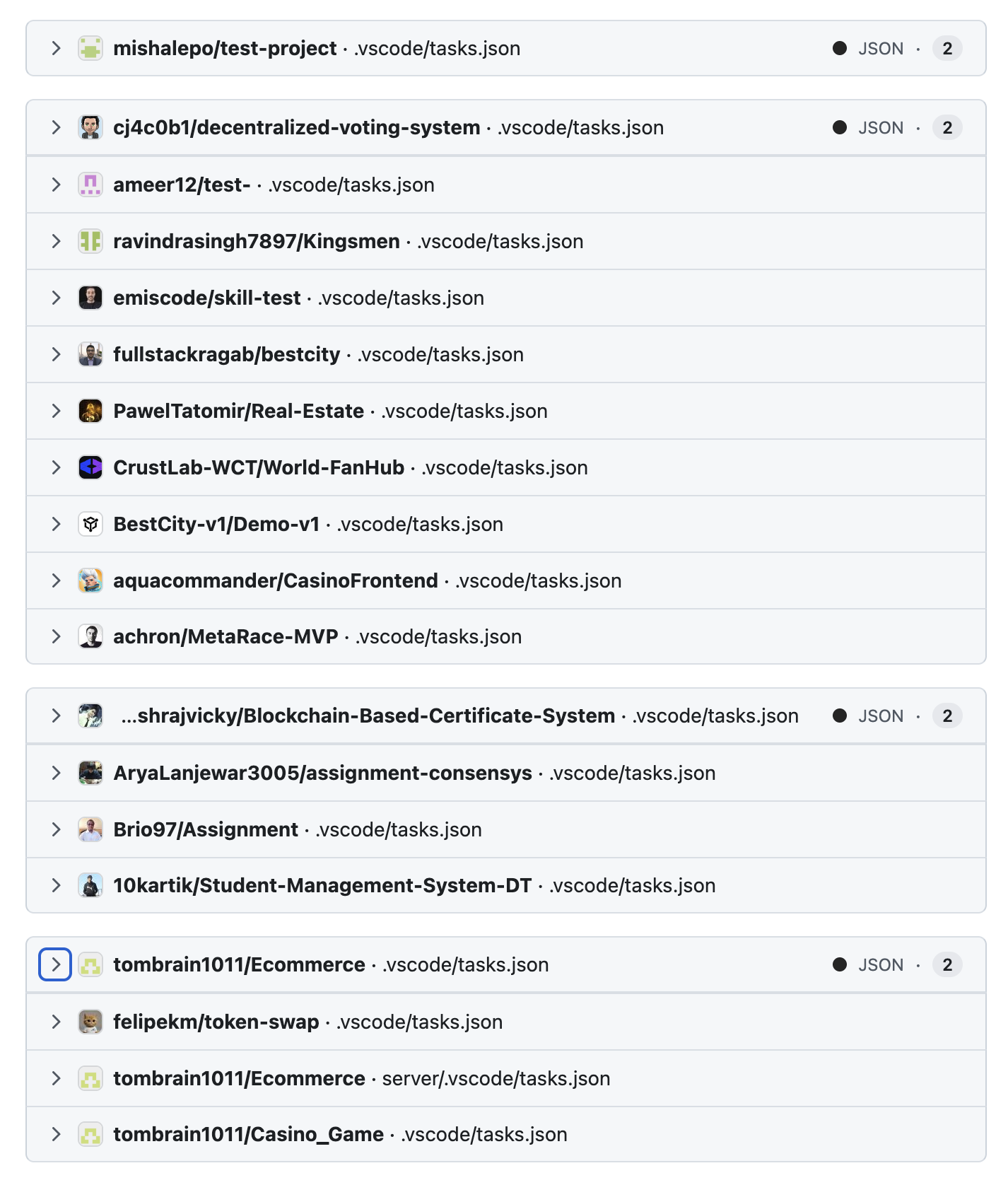 malicious github repos