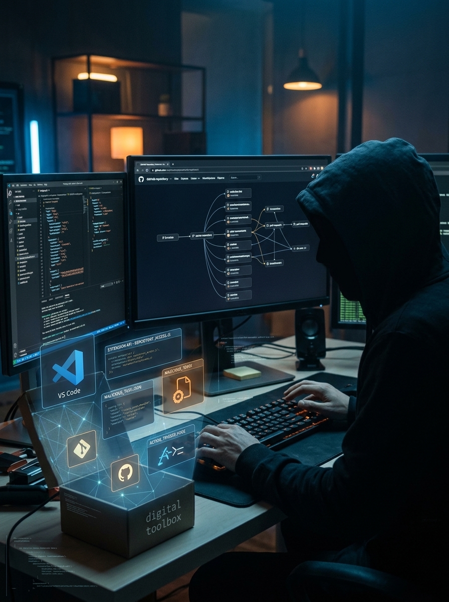 Small Open-Source Maintainers Targeted by VS Code Tasks Malware