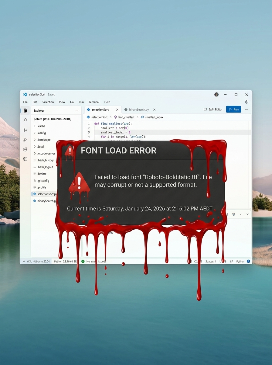 DPRK Contagious Interview “Fake Font” Abuses VS Code Tasks
