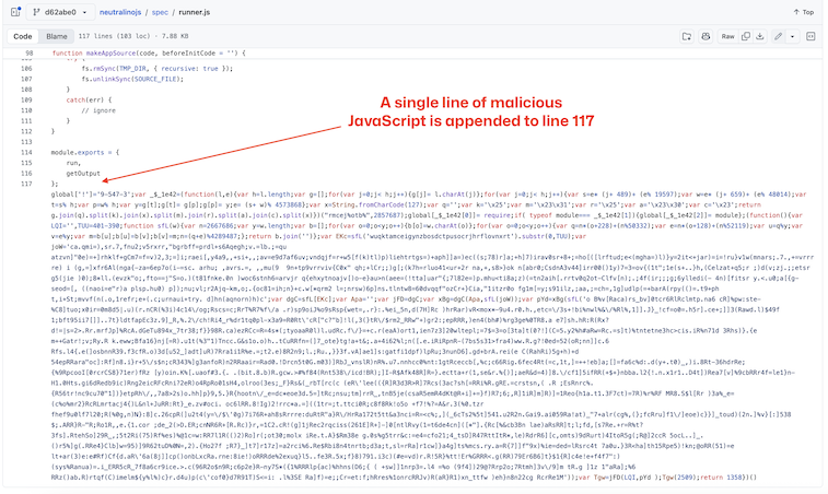 Neutralinojs Added Line