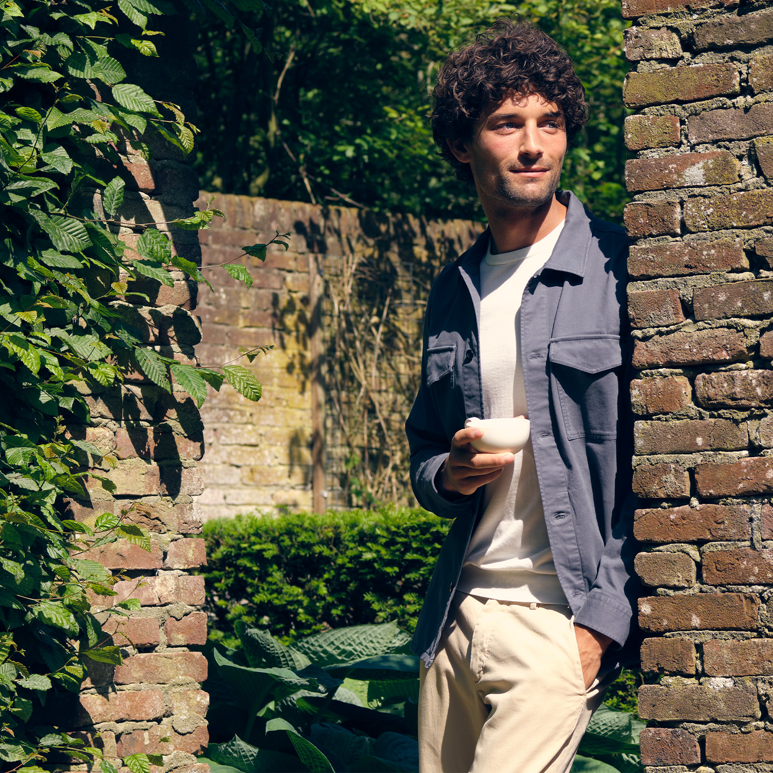 Campbell collectie, model met SS collectie, overshirts