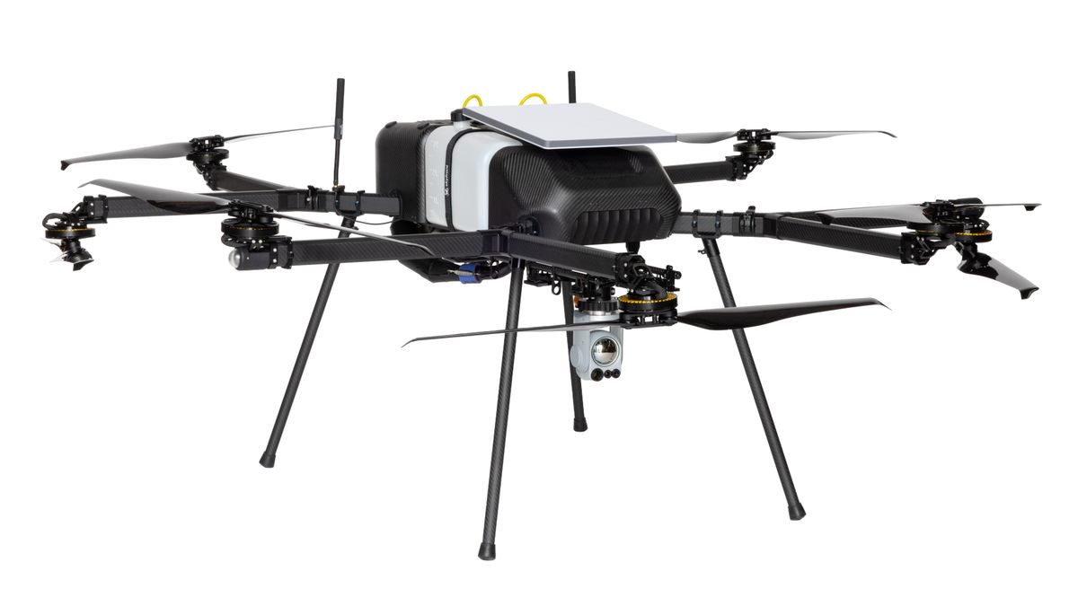 Hybrid Drone: Perimeter 8 with Starlink and NextVision Camera
