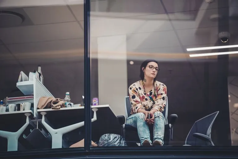Personne ennuyée au travail