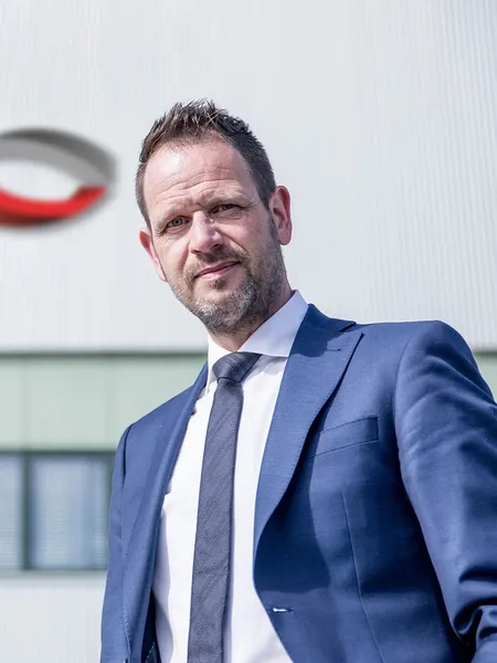 Seabourne Logistics manager in front of the company building