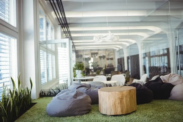 Entspannungsraum im Büro zur Verbesserung der Work-Life-Balance.