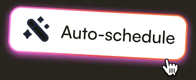 De knop Automatisch roosteren in Shiftbase