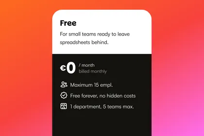 Shiftbase free plan