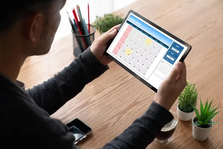 Kalender mit markierten Zusatzurlaubstagen