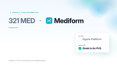 321 MED Alternative: 321 MED und Mediform im Vergleich