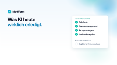 KI in der Arztpraxis: Welche Anwendungen heute wirklich funktionieren
