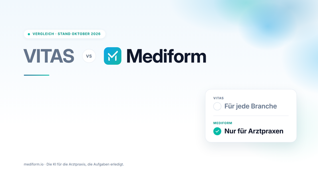 VITAS Alternative: VITAS und Mediform im Vergleich
