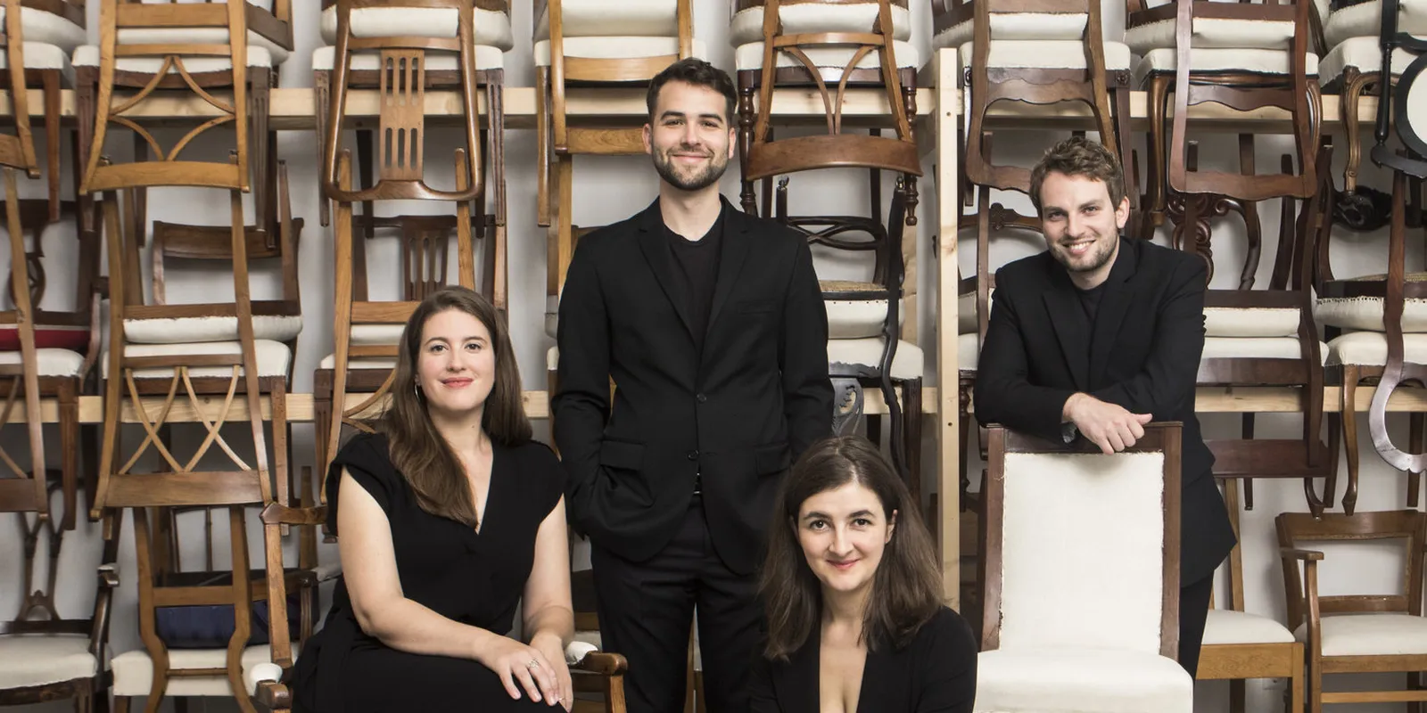 Damask Vocal Quartet, Katharine Dain, Marine Fribourg