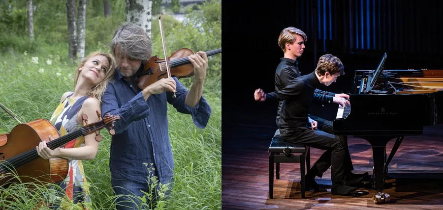 Maja Bogdanović en Daniel Rowland, en twee pianisten van het Toonzetters Ensemble