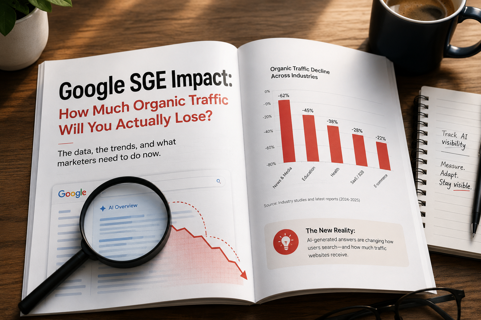 Google SGE impact on organic traffic