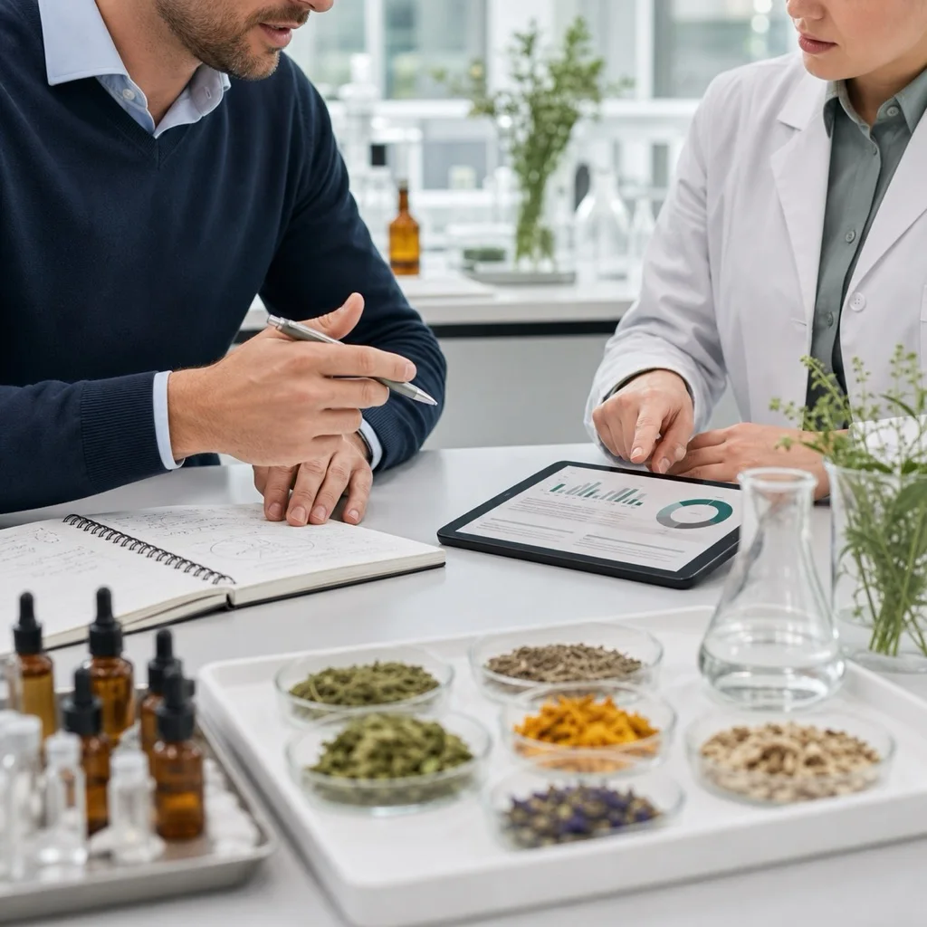 Research and development in a pharmaceutical laboratory