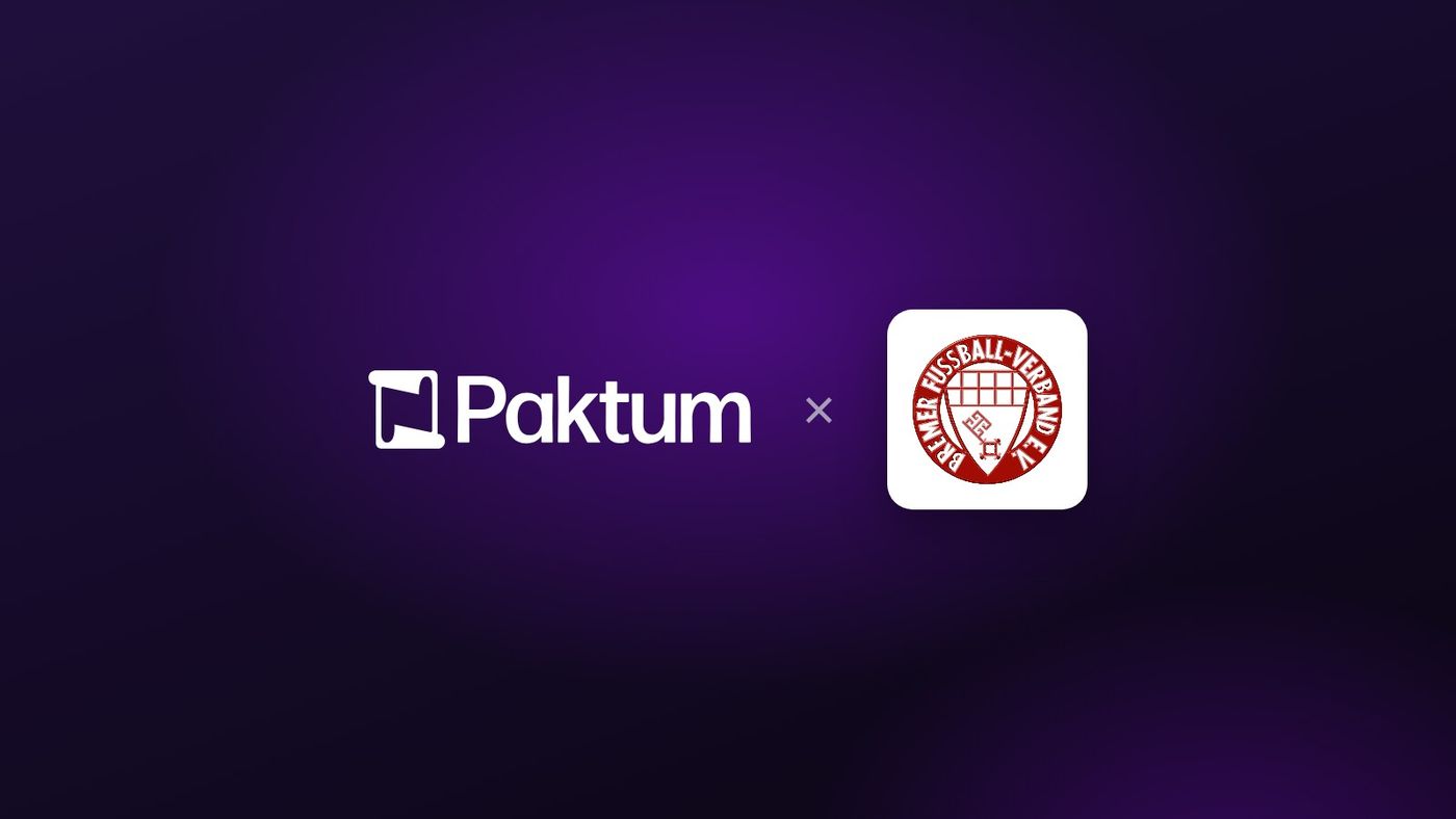 Logos von Paktum und dem Bremer Fussball-Verband