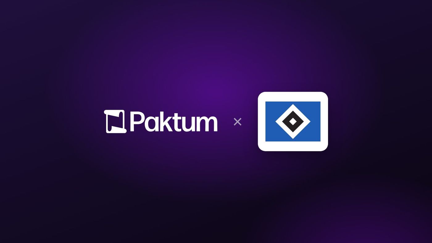 Logos von Paktum und dem Hamburger SV