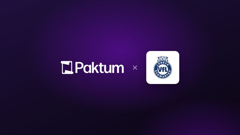 Logotipos de Paktum y del VfL Lübeck-Schwartau