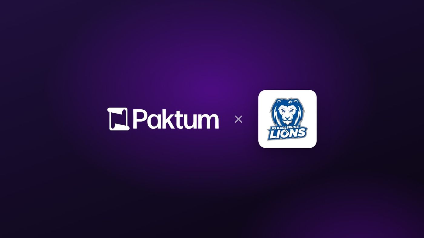 Logos von Paktum und PS Karlsruhe LIONS