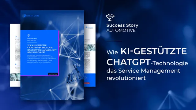 ChatGPT-Technologie revolutioniert das Servicemanagement